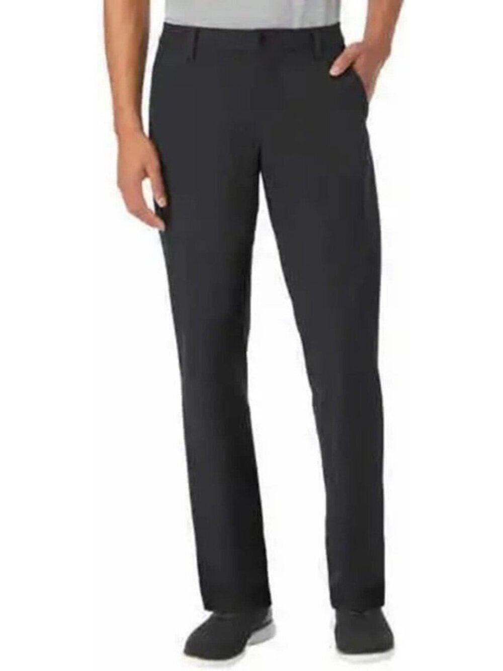 Kirkland Signature Men's 32x34 Black Stretch Pants Casual Comfortable G2107
